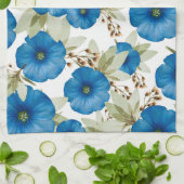 Blue Morning Glories Keukenhanddoeken (Gevouwen)