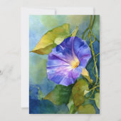 Blue Morning Glories Save The Date (Voorkant)