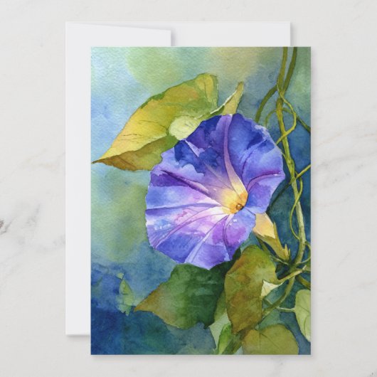 Blue Morning Glories Save The Date (Voorkant)