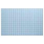 Blue Morning Glory Check Gingham Pattern Fabric Stof (Yard (91,4 cm))