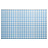 Blue Morning Glory Check Gingham Pattern Fabric Stof (Fat Quarter)