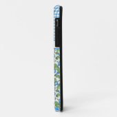 Blue Morning Glory Gingham iPhone 5/5s Xtreme Hoes (Achterkant/links)