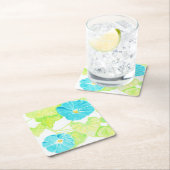 Blue Morning Glory Kartonnen Onderzetters (Insitu)