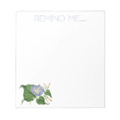 Blue Morning Glory-laptop Notitieblok (Voorkant)