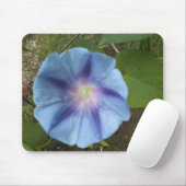 Blue Morning Glory Mousepad Muismat (Met muis)