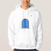 Blue Moroccan Door – Cozy Hoodie (Voorkant)