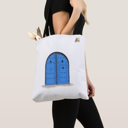 Blue Moroccan Door – Cultural Tote Tote Bag (Dichtbij)