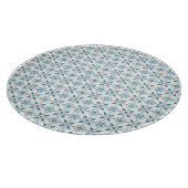 Blue Moroccan Tegel Pattern Snijplank (Hoek)