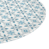 Blue Moroccan Tegel Pattern Snijplank (Hoek)