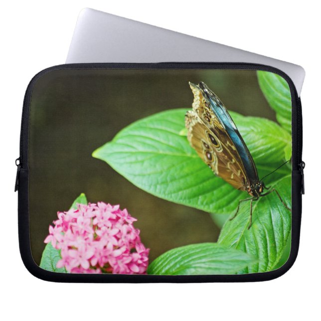 Blue Morpho 143-laptophoes Laptop Sleeve (Voorkant)