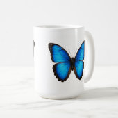 Blue Morpho Brilliance Koffiemok (Voorkant rechts)