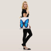 Blue Morpho Brilliance Tote Bag (Op model)