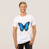 Blue Morpho Brilliance Tri-Blend Shirt (Voorkant volledig)