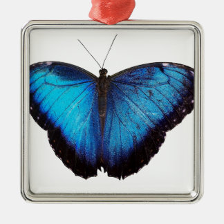 Blue Morpho Butterflie Metalen Ornament