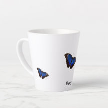 Blue Morpho Butterflies - Aangepaste tekst