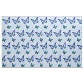 Blue Morpho Butterflies Fabric Stof (Yard (91,4 cm))