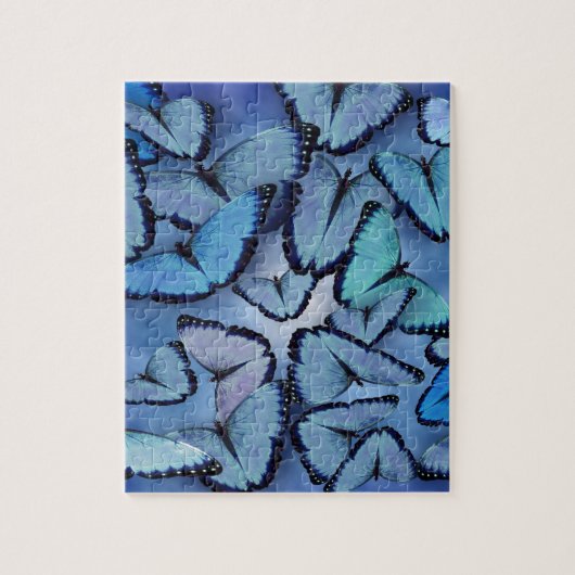 Blue Morpho Butterflies Legpuzzel (Verticaal)