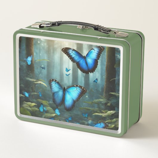 Blue Morpho Butterfly (Achterkant)