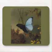 Blue Morpho Butterfly 1865 Spring Personalize Art Muismat (Voorkant)