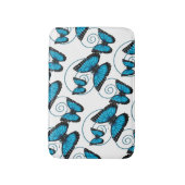 Blue Morpho Butterfly Badmat (Voorkant Verticaal)