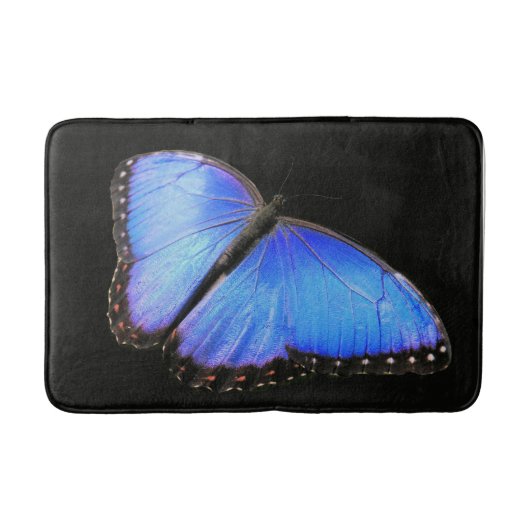 Blue Morpho Butterfly Bath Mat (Voorkant)