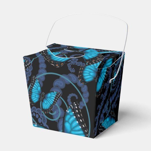 Blue Morpho Butterfly Bedankdoosjes (Voorkant Zijde)