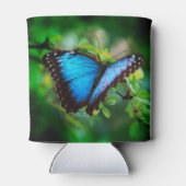 Blue Morpho Butterfly Blikjeskoeler (Achterkant)
