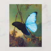 Blue Morpho Butterfly Briefkaart (Voorkant)