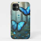 Blue Morpho Butterfly Case-Mate iPhone Case (Achterkant)