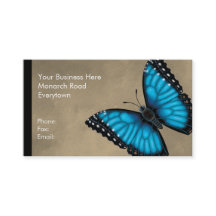 Blue Morpho Butterfly Dorsal en Ventral