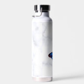 Blue Morpho Butterfly gepersonaliseerd Waterfles (Rechts)