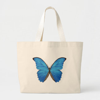 Blue Morpho Butterfly Grote Tote Bag