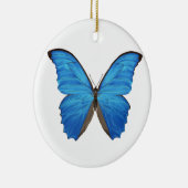 Blue Morpho Butterfly Keramisch Ornament (Rechts)