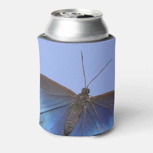 Blue Morpho Butterfly Koelbox Blikjeskoeler (Blikje Achterkant)