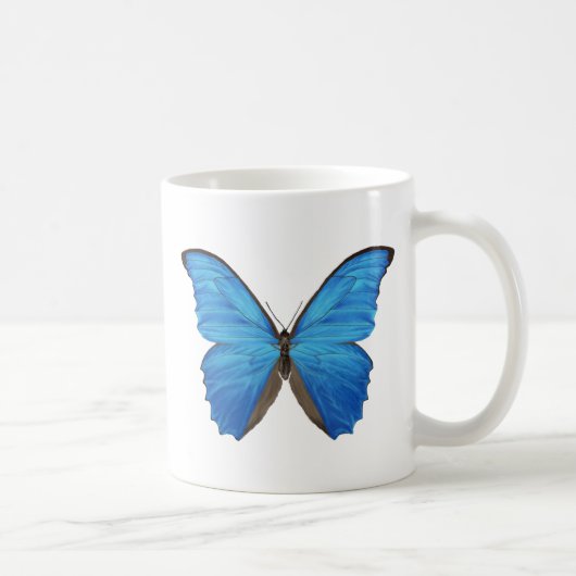 Blue Morpho Butterfly Koffiemok (Rechts)
