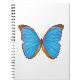 Blue Morpho Butterfly (Menelaus Blue Morpho, Morph Notitieboek (Voorkant)