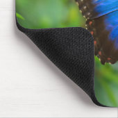 Blue Morpho Butterfly Mousepad Muismat (Hoek)