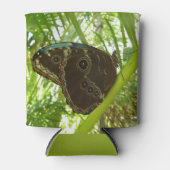 Blue Morpho Butterfly Natuur Fotografie Blikjeskoeler (Voorkant)