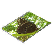 Blue Morpho Butterfly Natuur Fotografie Notitieboek (Linkerzijde)