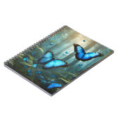 Blue Morpho Butterfly Notitieboek (Linkerzijde)