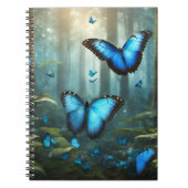Blue Morpho Butterfly Notitieboek (Voorkant)