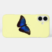 Blue Morpho Butterfly op de Canarische Case-Mate iPhone Case (Achterkant (horizontaal))