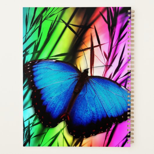 Blue Morpho Butterfly Planner (Achterkant)
