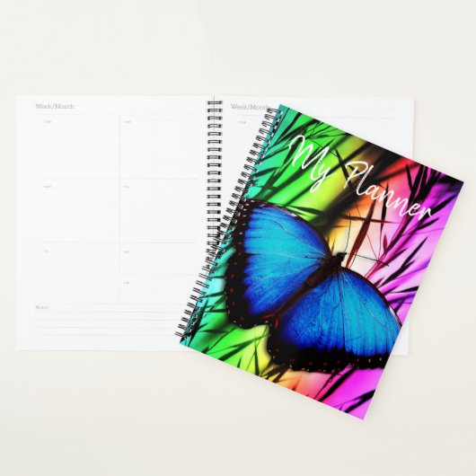 Blue Morpho Butterfly Planner (Display)