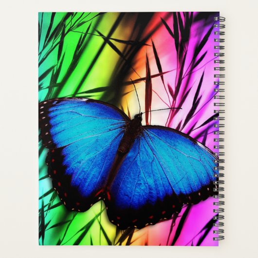 Blue Morpho Butterfly Planner (Achterkant)