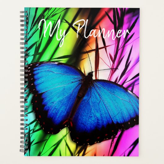 Blue Morpho Butterfly Planner (Voorkant)