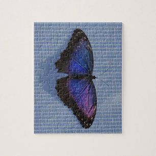 Blue Morpho Butterfly Puzzle Legpuzzel