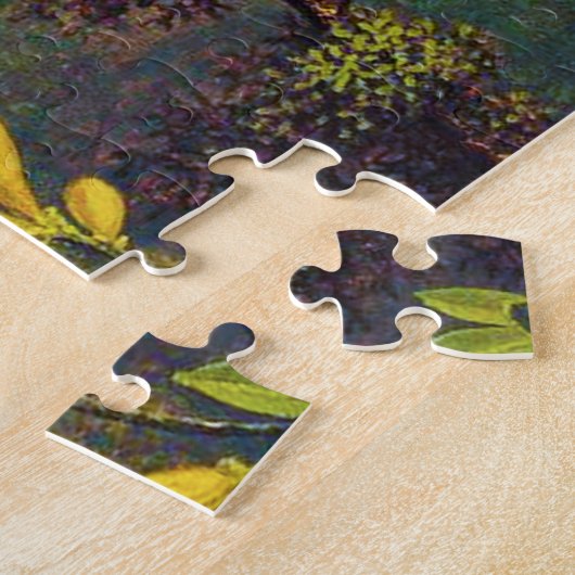 Blue Morpho Butterfly Puzzle Legpuzzel (Zijkant)