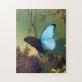 Blue Morpho Butterfly Puzzle Legpuzzel (Verticaal)
