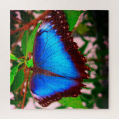 Blue Morpho Butterfly Puzzle Legpuzzel (Verticaal)